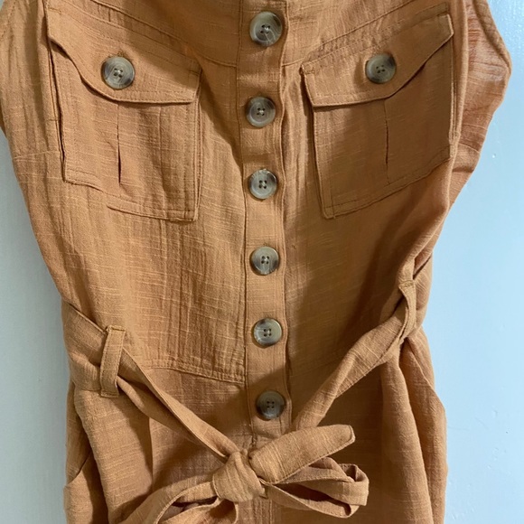 L*space Rust Romper with Buttons - Small - Picture 4 of 6